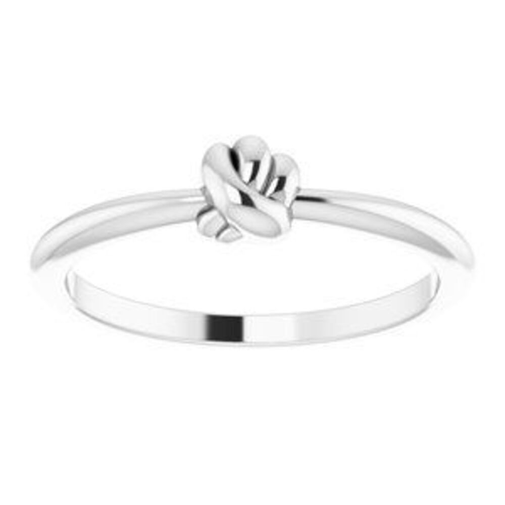 Sterling Silver Stackable Knot Ring - image 3